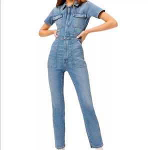 Good American Denim Jumpsuit